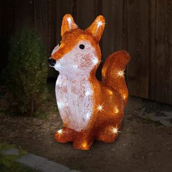 Best Sale ???? Lumineo Acrylic Fox With 30 White LEDs Battery Powered ????