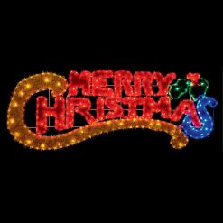 Wholesale ???? Premier 1.45m Large Merry ???? Christmas Tinsel Silhouette Motif Rope Light ????