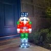Best Pirce 🎁 Lumineo 60cm Acrylic Nutcracker Lit With 60 Ice White LEDs 🔔