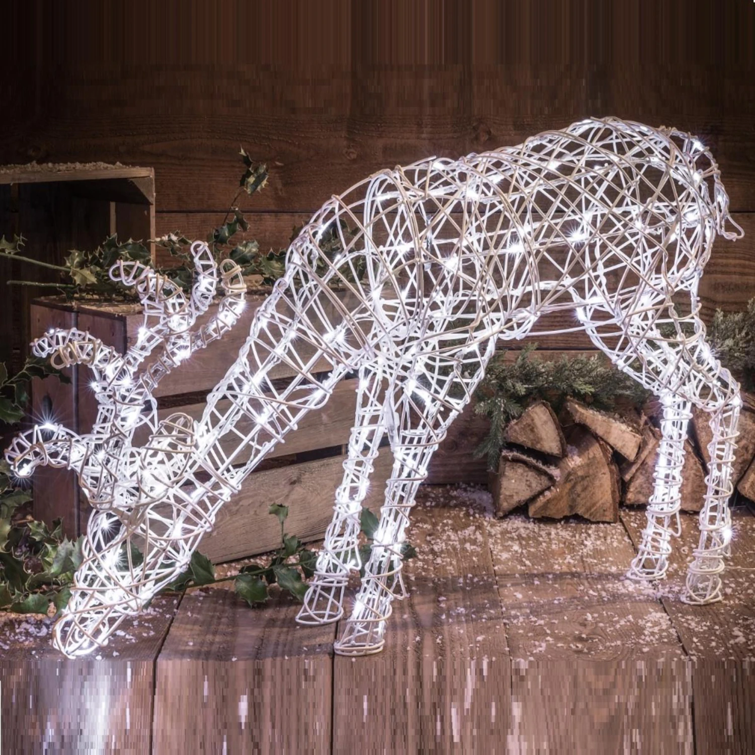 Cheap π₯° Noma 1m White Wicker Grazing Reindeer With 160 White LEDs π 1 Cheap π₯° Noma 1m White Wicker Grazing Reindeer With 160 White LEDs π