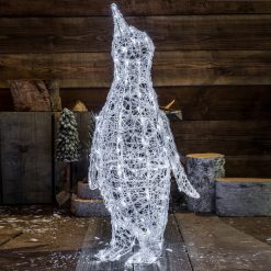 Cheapest ???? Noma 1m White Acrylic Penguin With 160 White LEDs ????