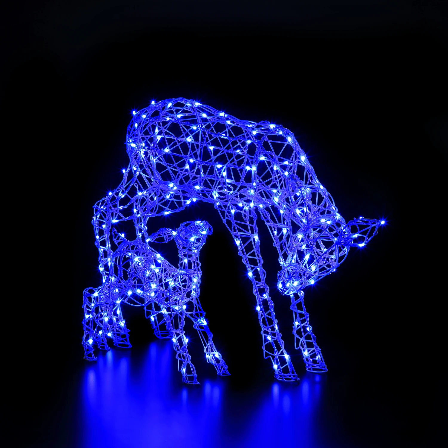 Discount π Noma Set Of 2 Remote Controlled Colour Changeable White Wicker Deer & Fawn π― 9 Discount π Noma Set Of 2 Remote Controlled Colour Changeable White Wicker Deer & Fawn π― - Image 9