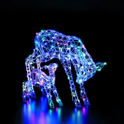 Discount π Noma Set Of 2 Remote Controlled Colour Changeable White Wicker Deer & Fawn π― 13 Discount π Noma Set Of 2 Remote Controlled Colour Changeable White Wicker Deer & Fawn π― -UK Christmas World Sales Store 2521013 high res 900690