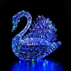 Coupon ⭐ Noma 1m White Rattan Serpentine Swan With Colour Changeable LED's And Remote Control ????