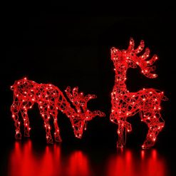 Wholesale ???? Noma 60cm Colour Changeable White Wicker Grazing Stag With Remote Control ???? 3 Wholesale ???? Noma 60cm Colour Changeable White Wicker Grazing Stag With Remote Control ???? -UK Christmas World Sales Store 2521018 2