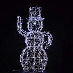 Best Sale ???? Noma 1m White Rattan Dickensian Snowman With 120 Colour Changeable With 120 LED's ???? 9 Best Sale ???? Noma 1m White Rattan Dickensian Snowman With 120 Colour Changeable With 120 LED's ???? -UK Christmas World Sales Store 2521020 360image 900699
