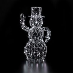 Best Sale ???? Noma 1m White Rattan Dickensian Snowman With 120 Colour Changeable With 120 LED's ???? 8 Best Sale ???? Noma 1m White Rattan Dickensian Snowman With 120 Colour Changeable With 120 LED's ???? -UK Christmas World Sales Store 2521020 6 900699