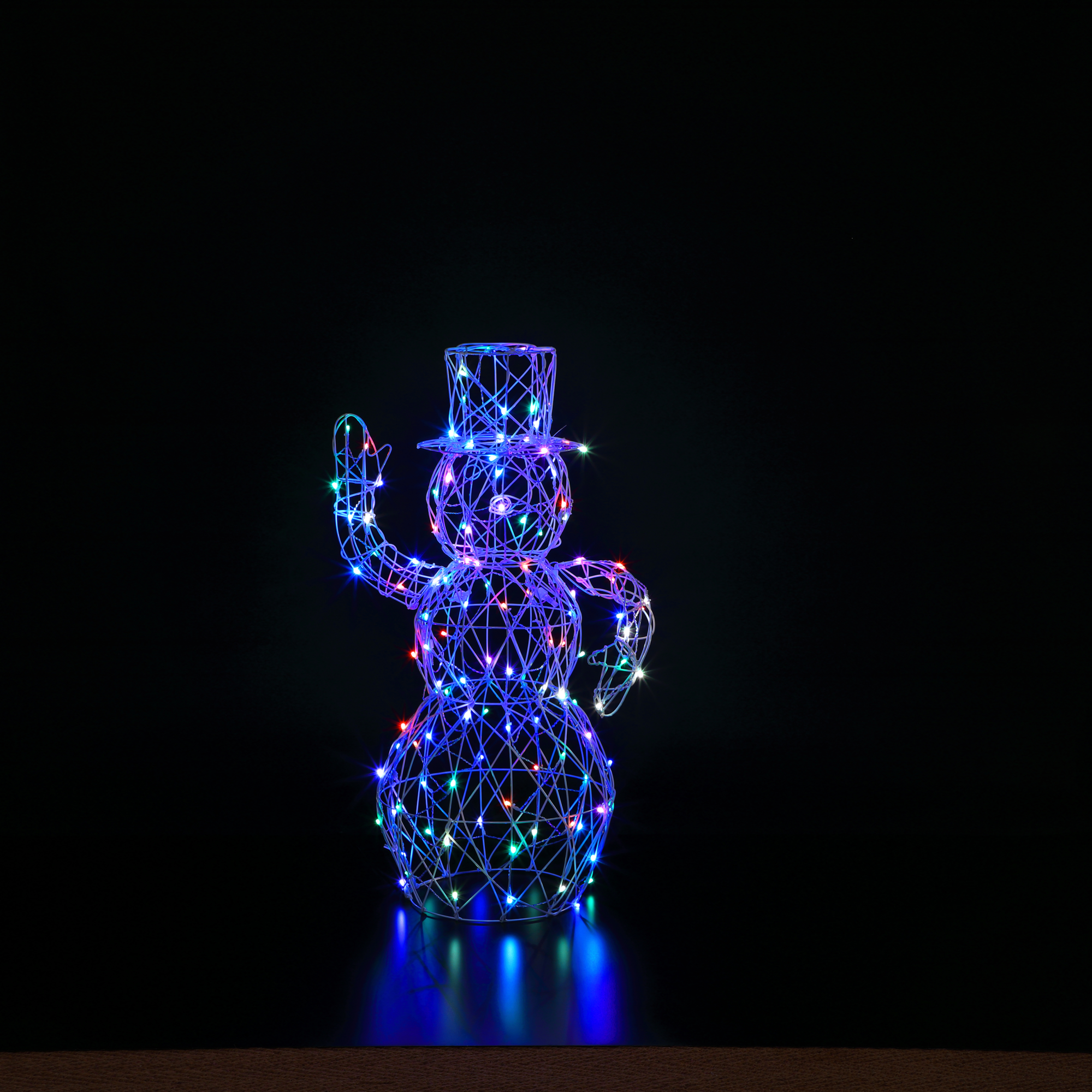 1m White Rattan Dickensian Snowman with 120 Colour Changeable with 120 LED's Best Sale ???? Noma 1m White Rattan Dickensian Snowman With 120 Colour Changeable With 120 LED's ???? -UK Christmas World Sales Store 2521020 high res 900699