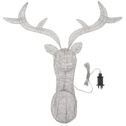 UK Christmas World Sales Store -UK Christmas World Sales Store 2532045 250LEDStag Cutout 900173