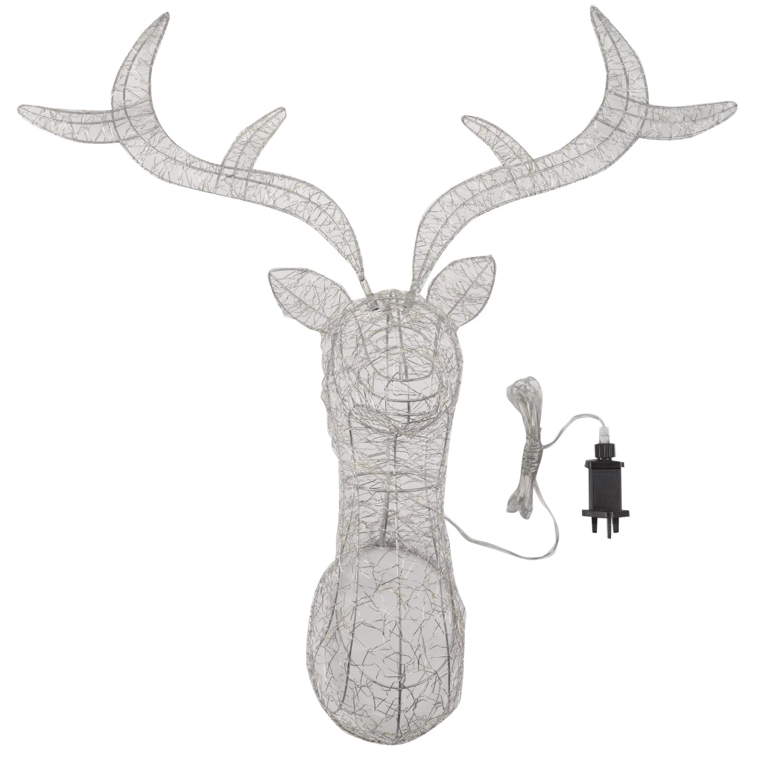 Cheapest π Three Kings 75cm Wall Mounted Stags Head With 250 Warm White LED's 𧨠2 Cheapest π Three Kings 75cm Wall Mounted Stags Head With 250 Warm White LED's 𧨠- Image 2