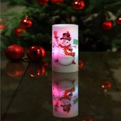 Best Pirce 💯 Noma Snowman LED Candle Ceiling Projector 👍 -UK Christmas World Sales Store 3719374 900716