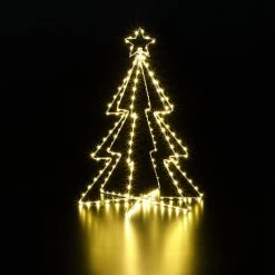 Hot Sale 🛒 Noma 45cm Hanging Silver 🎅 Christmas Tree With 187 Warm White LED's 🌟