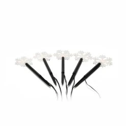 Best deal 👍 Konstsmide Set Of 5 Warm White Snowflake Stake Pathway Lights 💯 -UK Christmas World Sales Store 4469 100.I.1.0 900553 1