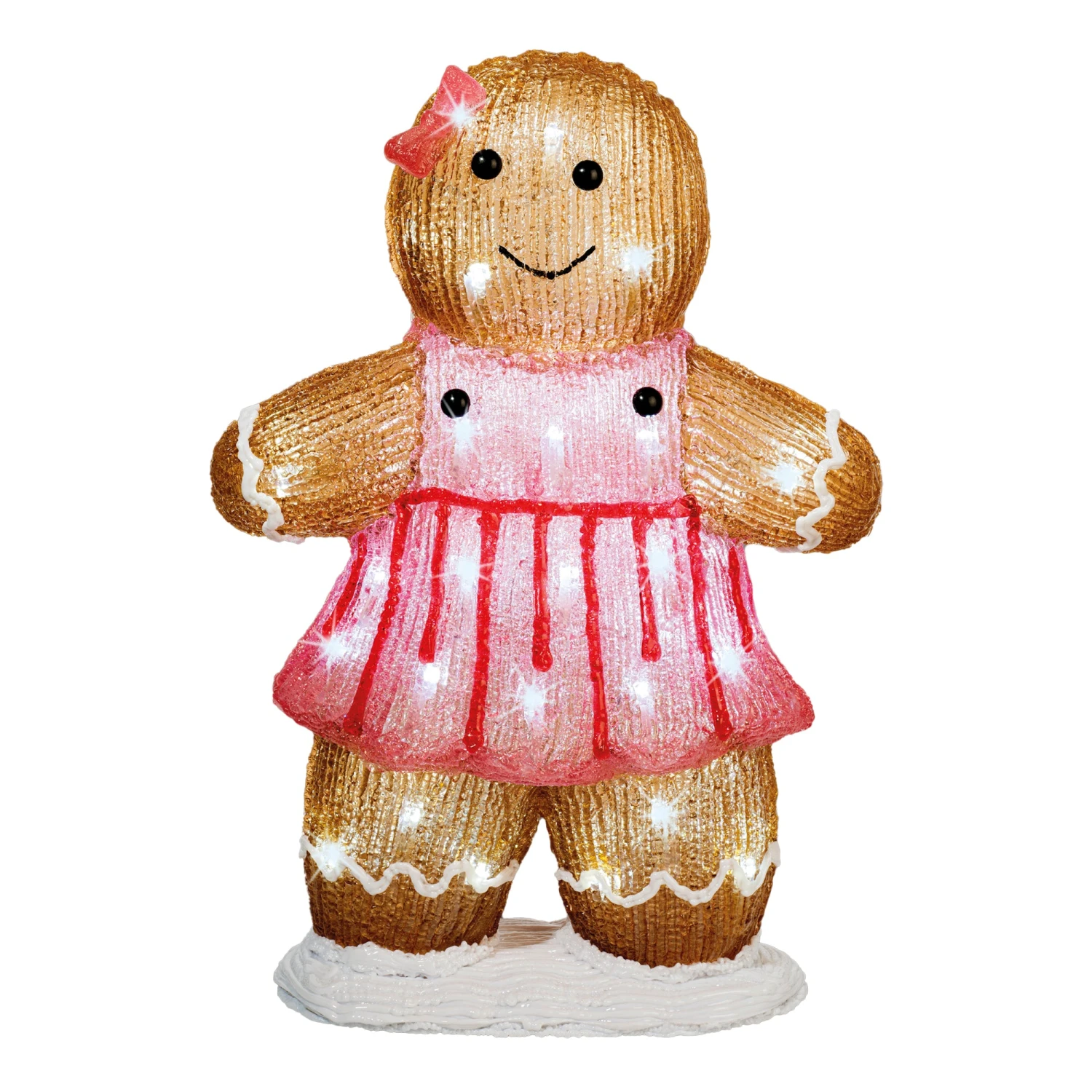Brand new π Lumineo Acrylic Gingerbread Girl With 48 White LED Lights π 2 Brand new π Lumineo Acrylic Gingerbread Girl With 48 White LED Lights π - Image 2