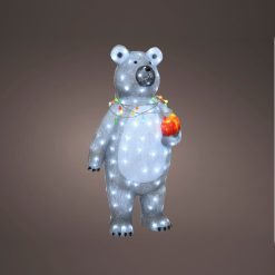 Hot Sale ???? Lumineo Giant Acrylic ❄ Christmas Bear Lit With 150 LEDs ???? -UK Christmas World Sales Store 499467