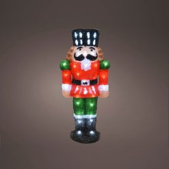 Best Pirce ???? Lumineo 60cm Acrylic Nutcracker Lit With 60 Ice White LEDs ???? -UK Christmas World Sales Store 499484