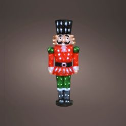 Coupon ???? Lumineo 1.2m Acrylic ???? Christmas Nutcracker Lit With White 150 LEDs ✔️ -UK Christmas World Sales Store 499488