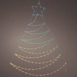 Wholesale 🛒 Kaemingk 1.5m Micro LED Colour Changing Digital Wall 🎅 Christmas Tree 🔔