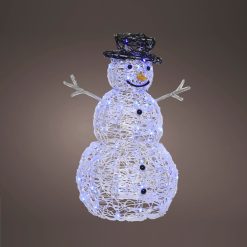 New ???? Lumineo 65cm Acrylic Snowman With Colour Changing LEDs ⭐