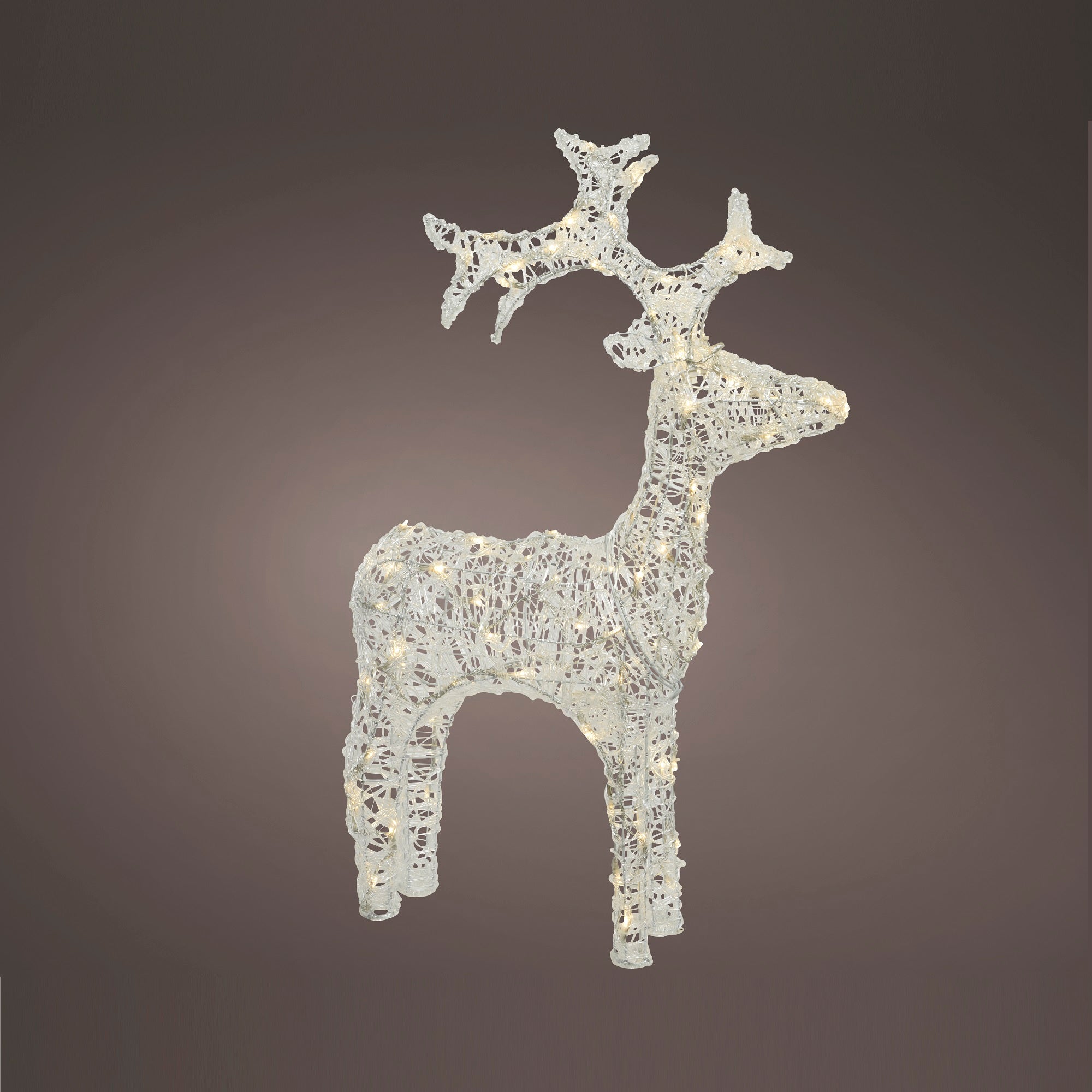 90cm Acrylic Reindeer with Flashing Warm White LEDs Hot Sale ???? Lumineo 90cm Acrylic Reindeer With Flashing Warm White LEDs ⌛ -UK Christmas World Sales Store 500635