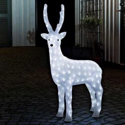 Budget π Konstsmide 1.05m Acrylic Reindeer LED Lit π Christmas Display β¨