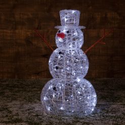 Hot Sale ???? Noma Acrylic Snowman With 80 Twinkle LEDs ????
