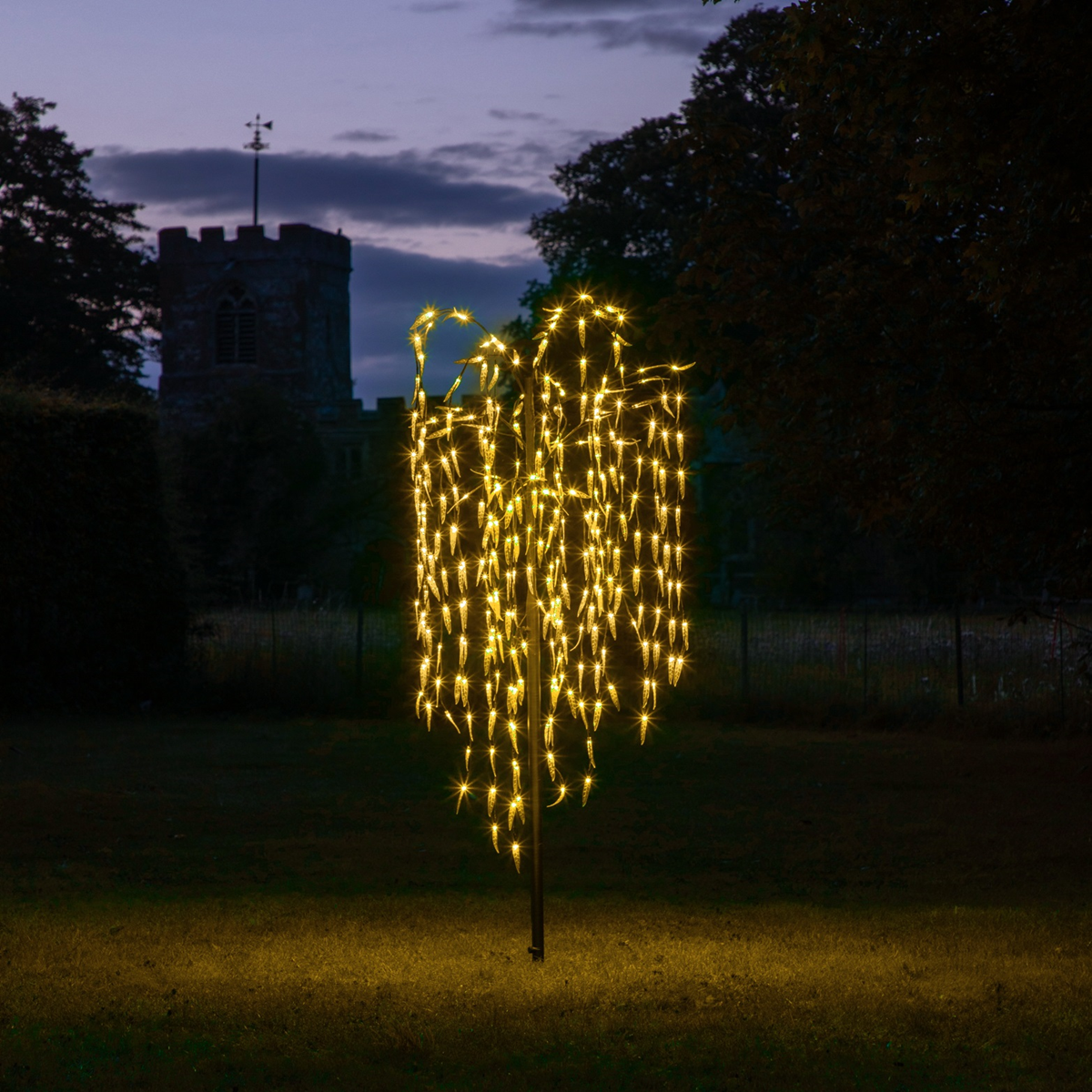 6ft Warm White Weeping Willow Tree with 300 LEDs Promo ???? Noma 6ft Warm White Weeping Willow Tree With 300 LEDs ???? -UK Christmas World Sales Store 6120006 Copy