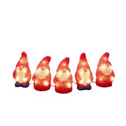Best reviews of ???? Konstsmide Set Of 5 LED Lit ???? Christmas Santa Gonks ⭐ -UK Christmas World Sales Store 6240 103.I.1.0 Copy