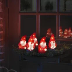 Best reviews of 😉 Konstsmide Set Of 5 LED Lit 🎁 Christmas Santa Gonks ⭐
