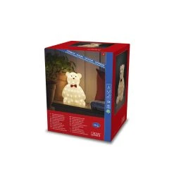 Flash Sale 💯 Konstsmide Acrylic LED Lit 🎅 Christmas Teddy Bear 🥰 -UK Christmas World Sales Store 6246 103.B.1.0 Copy