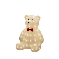 Flash Sale 💯 Konstsmide Acrylic LED Lit 🎅 Christmas Teddy Bear 🥰 -UK Christmas World Sales Store 6246 103.I.1.0 Copy