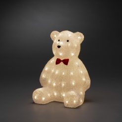 Flash Sale ???? Konstsmide Acrylic LED Lit ???? Christmas Teddy Bear ???? -UK Christmas World Sales Store 6246 103.P.1.0 Copy