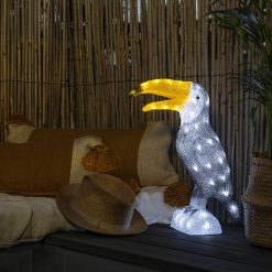 Promo ???? Konstsmide Acrylic Toucan With 56 White LEDs ????