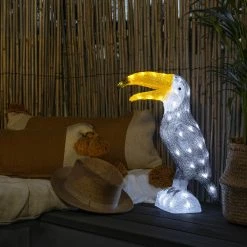 Promo π Konstsmide Acrylic Toucan With 56 White LEDs π