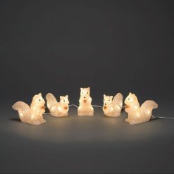 Best reviews of ???? Konstsmide Set Of 5 Acrylic Squirrels Lit With White LEDs ???? -UK Christmas World Sales Store 6287 103p101