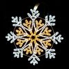Outlet ???? Festive Decorations 90cm LED Snowflake Display XP Silhouette Motif ⌛