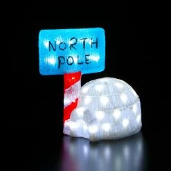 Best Sale 🎁 Noma Acrylic Igloo With North Pole Sign 🔔