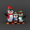 Best Sale ???? Snowtime 1.5m Penguin Family ???? Christmas Inflatable ????