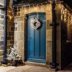 Promo ⌛ Kaemingk 3ft Pre Lit Snowy Norway Spruce Artificial ???? Christmas Tree ???? -UK Christmas World Sales Store FrostedPottedTree 1