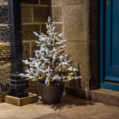 UK Christmas World Sales Store 15 Promo ⌛ Kaemingk 3ft Pre Lit Snowy Norway Spruce Artificial ???? Christmas Tree ????