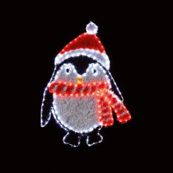 Coupon ???? Premier 95cm Penguin Tinsel Rope Light With LEDs ????