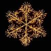 Brand new ???? Premier 60cm Gold Starburst Snowflake Light With 300 Warm White LEDs ????
