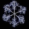 Discount ???? Premier 1.5m Giant Silver Starburst Snowflake Silhouette With Twinkling White LEDs ????