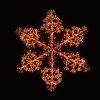 Discount ???? Premier 1.2m Large Rose Gold Starburst Snowflake Silhouette With 960 Warm White LEDs ????
