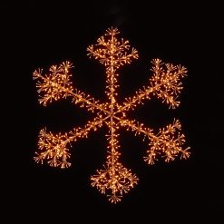 Cheapest ???? Premier 1.5m Giant Rose Gold Starburst Snowflake Silhouette With 1080 Warm White LEDs ????