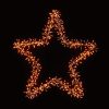 Hot Sale ???? Premier 1.2m Rose Gold Star Cluster Silhouette With Warm White LEDs ????