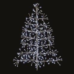 Wholesale ⌛ Premier 90cm Silver Starburst ???? Christmas Tree With 296 White LEDs ????