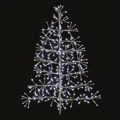 Wholesale ⌛ Premier 90cm Silver Starburst 🎄 Christmas Tree With 296 White LEDs 🔥