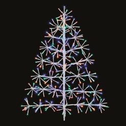 Best reviews of ???? Premier 90cm White Starburst ???? Christmas Tree With 296 Multi Coloured Twinkling LEDs ⭐