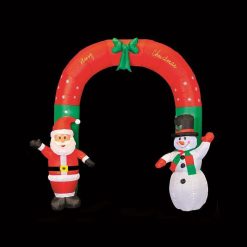 Buy ???? Premier 2.4m Inflatable Santa And Snowman Merry ???? Christmas Arch ❤️